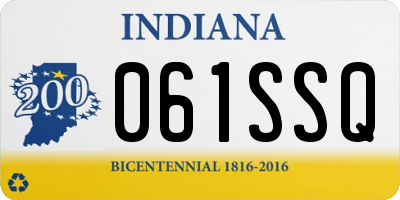 IN license plate 061SSQ
