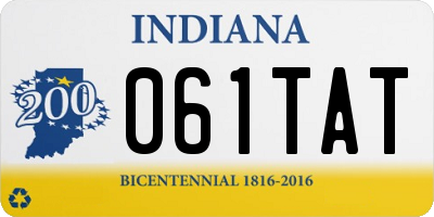IN license plate 061TAT