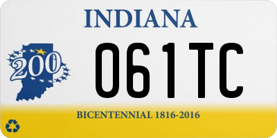 IN license plate 061TC