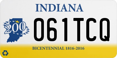 IN license plate 061TCQ