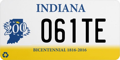 IN license plate 061TE
