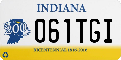 IN license plate 061TGI