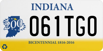IN license plate 061TGO