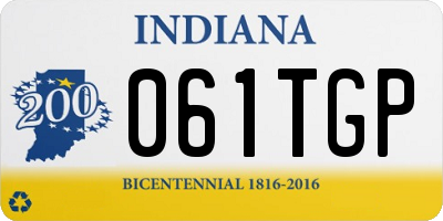 IN license plate 061TGP