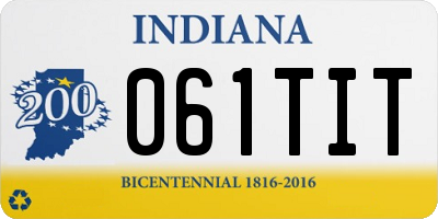 IN license plate 061TIT