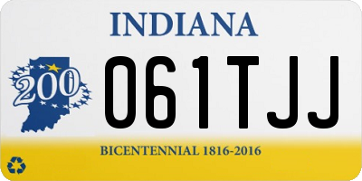 IN license plate 061TJJ