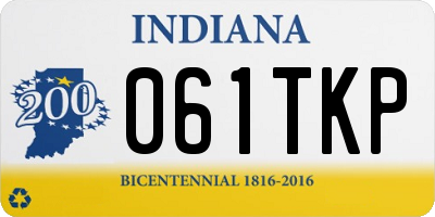 IN license plate 061TKP