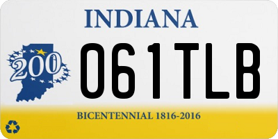 IN license plate 061TLB