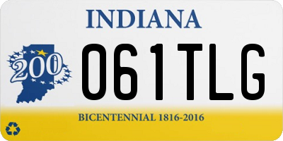 IN license plate 061TLG