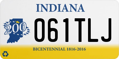 IN license plate 061TLJ