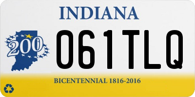 IN license plate 061TLQ