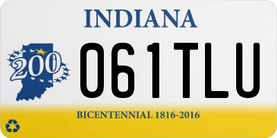 IN license plate 061TLU