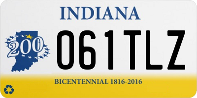 IN license plate 061TLZ