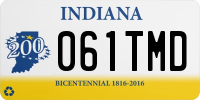 IN license plate 061TMD