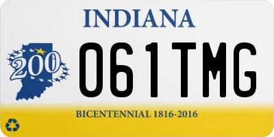IN license plate 061TMG