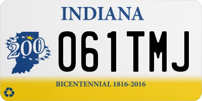 IN license plate 061TMJ
