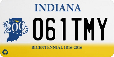 IN license plate 061TMY