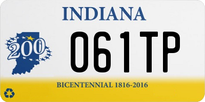 IN license plate 061TP