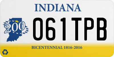 IN license plate 061TPB