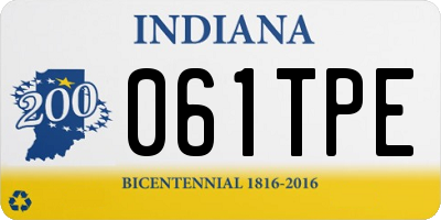 IN license plate 061TPE