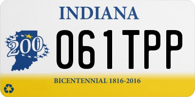 IN license plate 061TPP