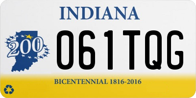 IN license plate 061TQG