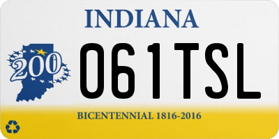 IN license plate 061TSL