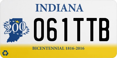 IN license plate 061TTB