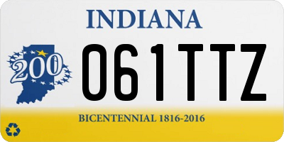 IN license plate 061TTZ
