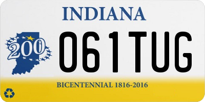 IN license plate 061TUG