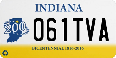 IN license plate 061TVA