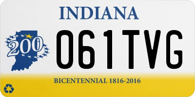 IN license plate 061TVG