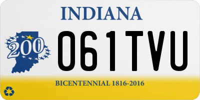 IN license plate 061TVU