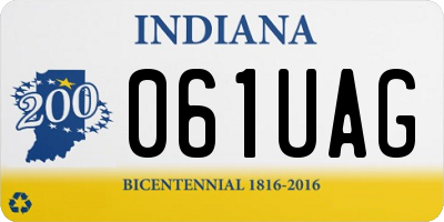 IN license plate 061UAG