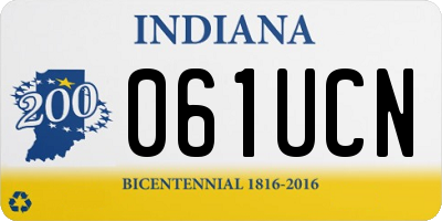 IN license plate 061UCN