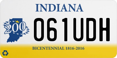 IN license plate 061UDH