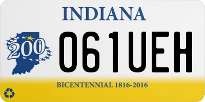IN license plate 061UEH