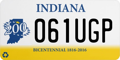IN license plate 061UGP