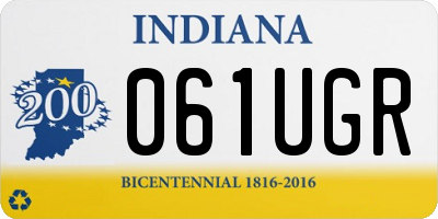 IN license plate 061UGR