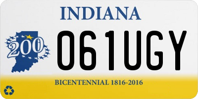 IN license plate 061UGY