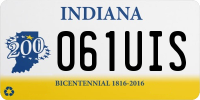 IN license plate 061UIS