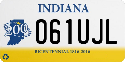 IN license plate 061UJL