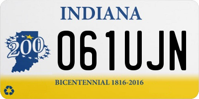 IN license plate 061UJN