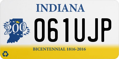 IN license plate 061UJP