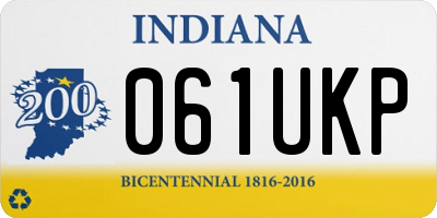 IN license plate 061UKP