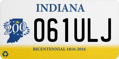 IN license plate 061ULJ