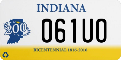 IN license plate 061UO