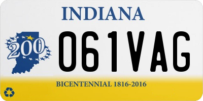 IN license plate 061VAG