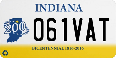IN license plate 061VAT