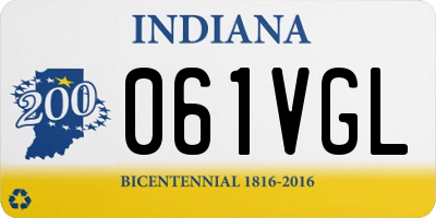 IN license plate 061VGL